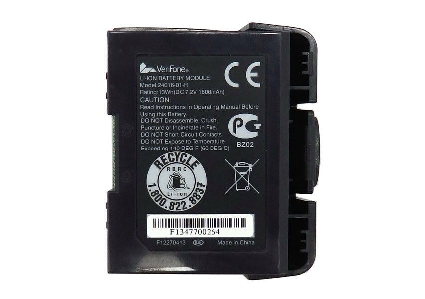 VeriFone 1800mAh Li-Ion Battery Pack for VX670 Wireless Terminal 24016-01-R