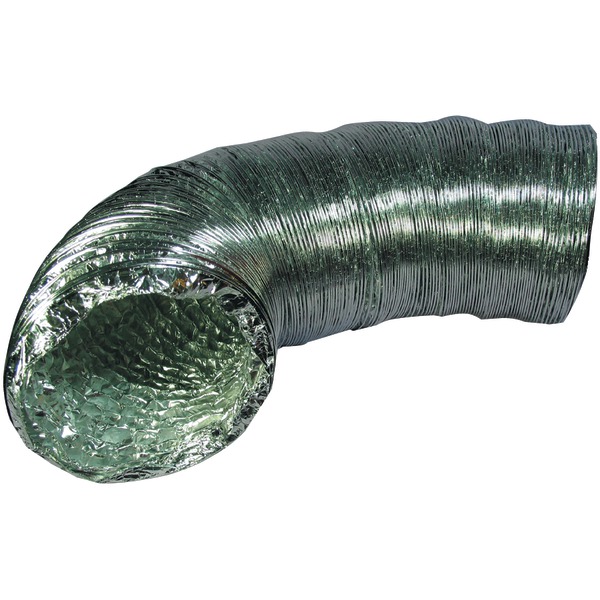 Supurr-Flex(R) 5-Ply 4-In.-Diameter Aluminum Flexible Dryer Vent Transition Duct, UL(R) Listed (8 Ft.)