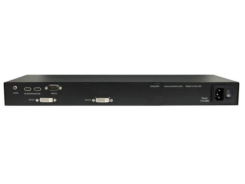 Smart AVI - FDX-M2US - SmartAVI FDX-M2US KVM Console/Extender - 1 Computer(s) - 1 Remote User(s) - 1400 ft Range - 3 x USB - 4 x DVI - Rack-mountable