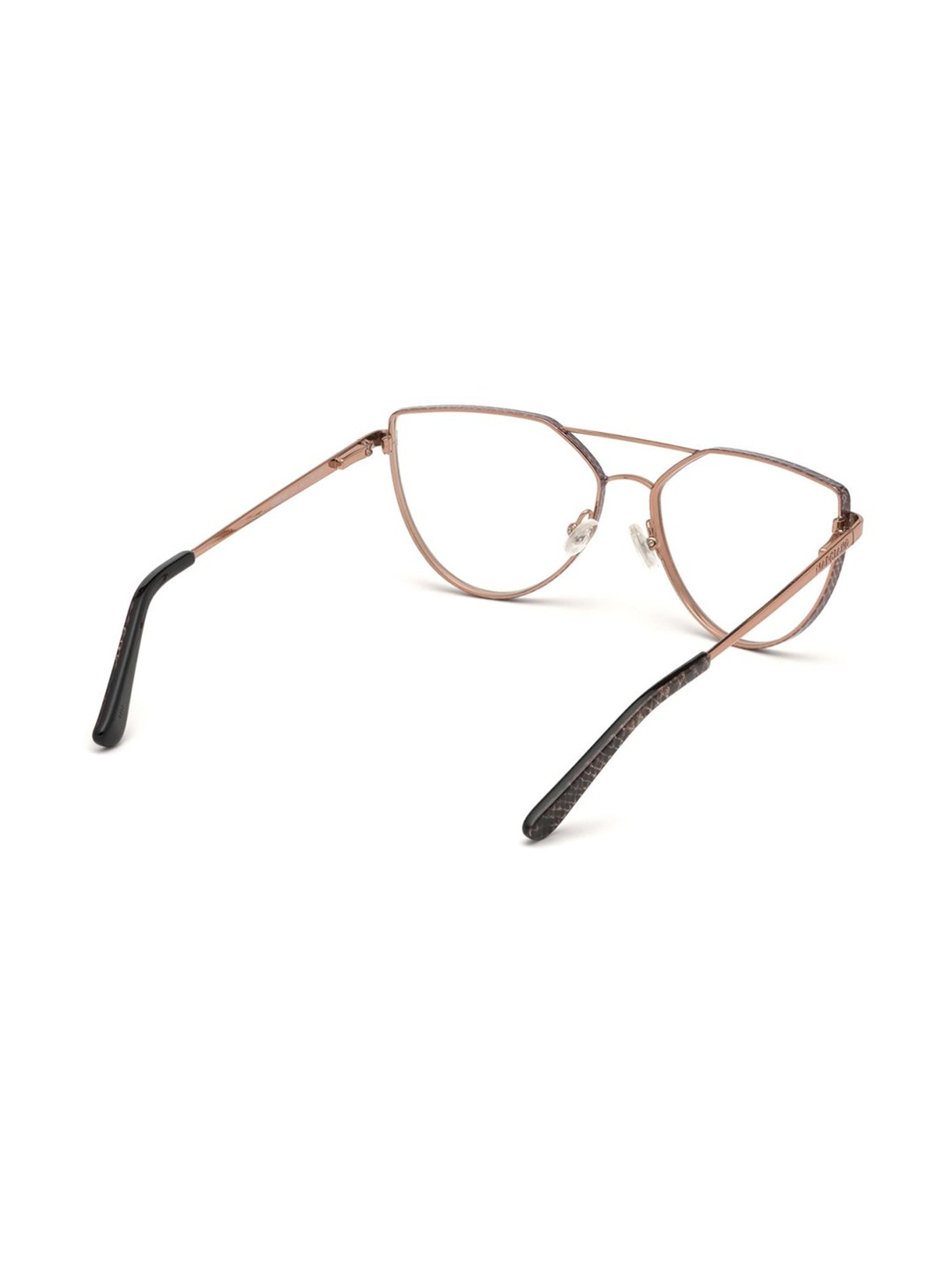 Guess Rose Gold Beveled Eye Frames for Women