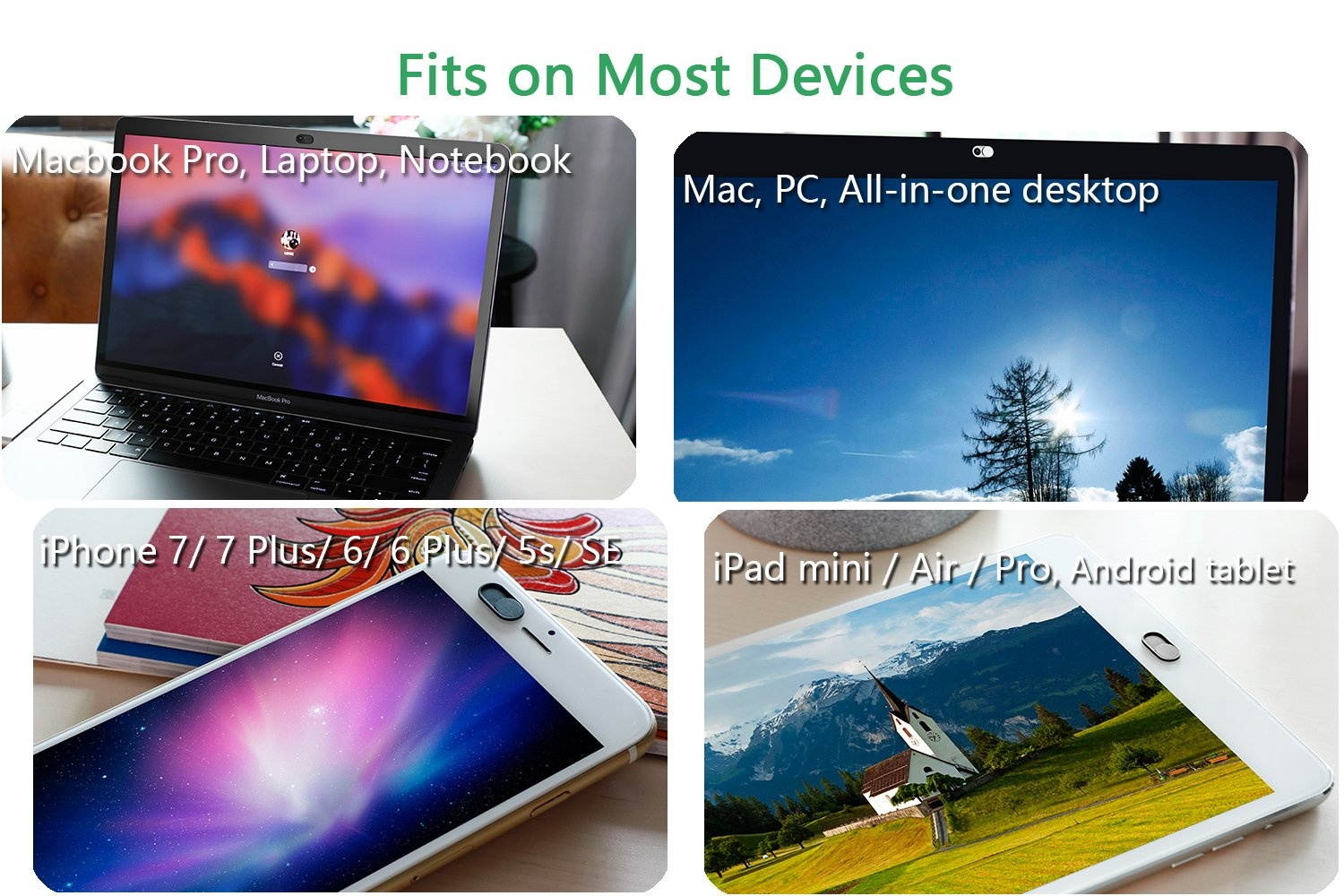 Webcam Cover Slider 0.026in, Ultra-Thin Metal Web Camera Cover for MacBook Pro, Laptop, MacBook Air, iMac, PC, Surface Pro, iPhone, Protecting Your Digital Life[2 Pack]