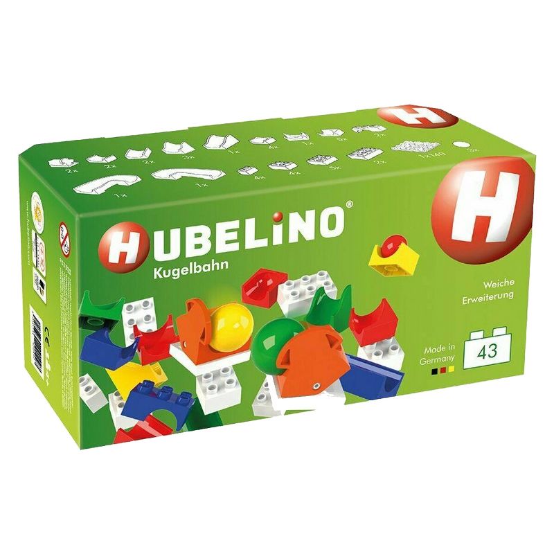 Hubelino Marble Run - 43-Piece Switch Expansion Set