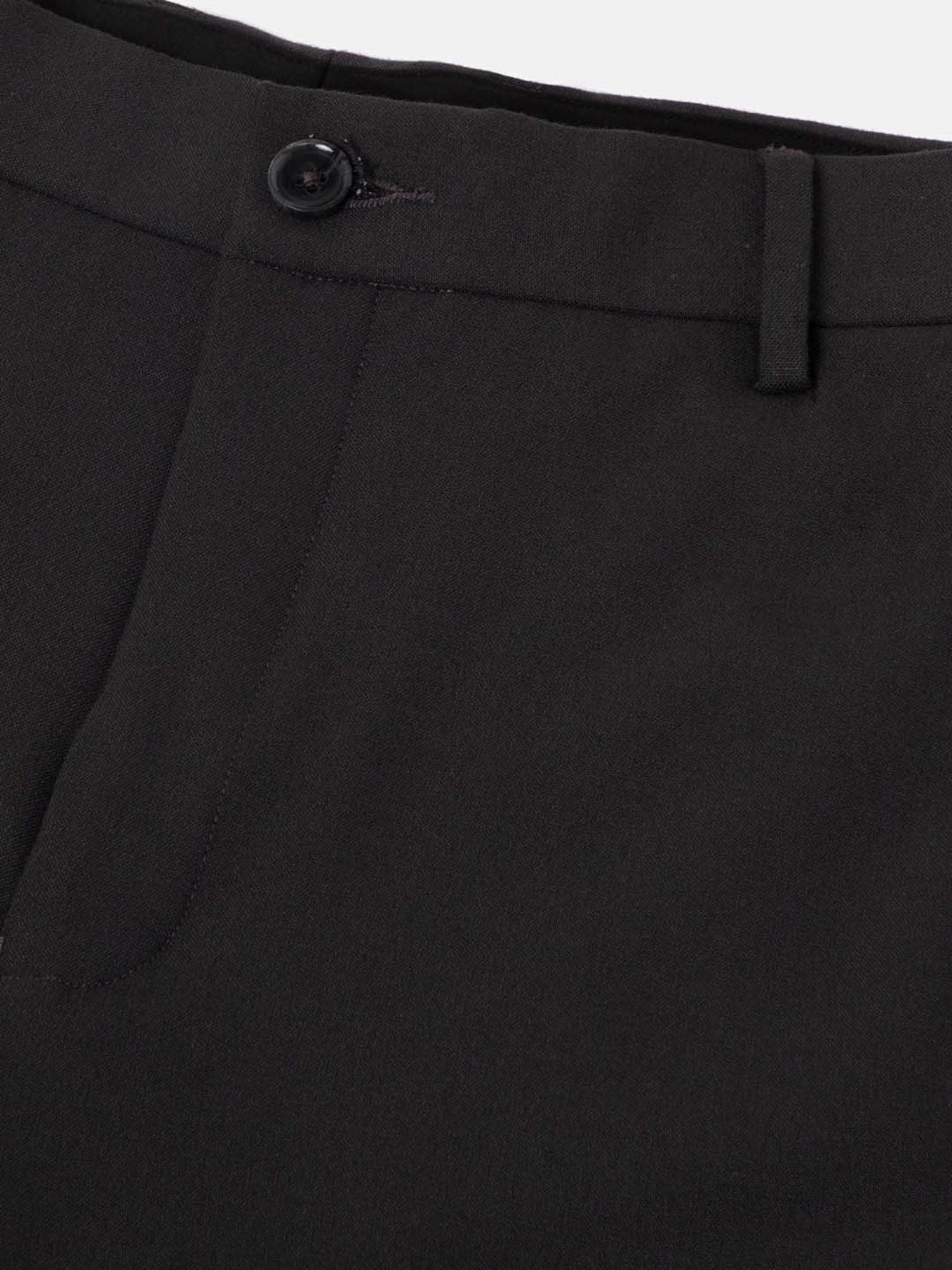 SUBTRACT Charcoal Slim Fit Flat Front Trousers