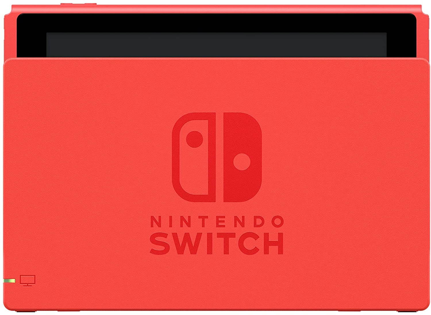 2021 New Nintendo Switch Mario Red & Blue Limited Edition with Mario Iconography Carrying Case and Screen Protector Bundle With Super Bomberman R And Mytrix Joystick Caps