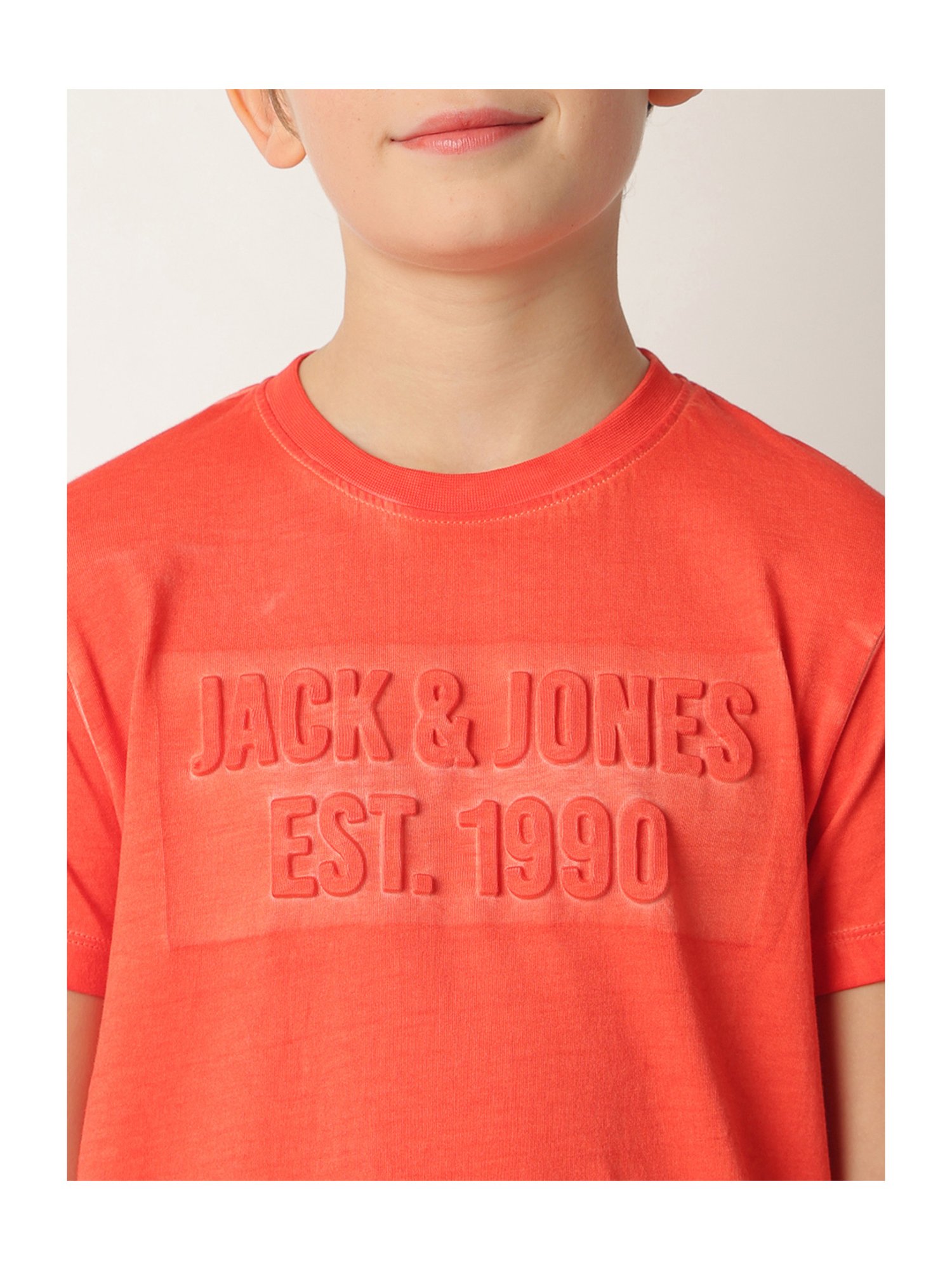 Jack & Jones Junior Red Printed T-Shirt