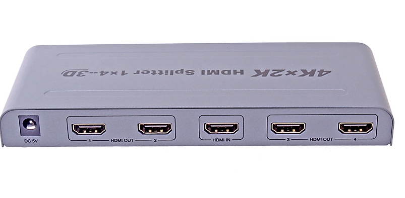 DT-7144 HDMI1.4 Splitter 1x4 HDMI Splitter with 3D and 4Kx2K ultra-high-definition Blu-ray machine