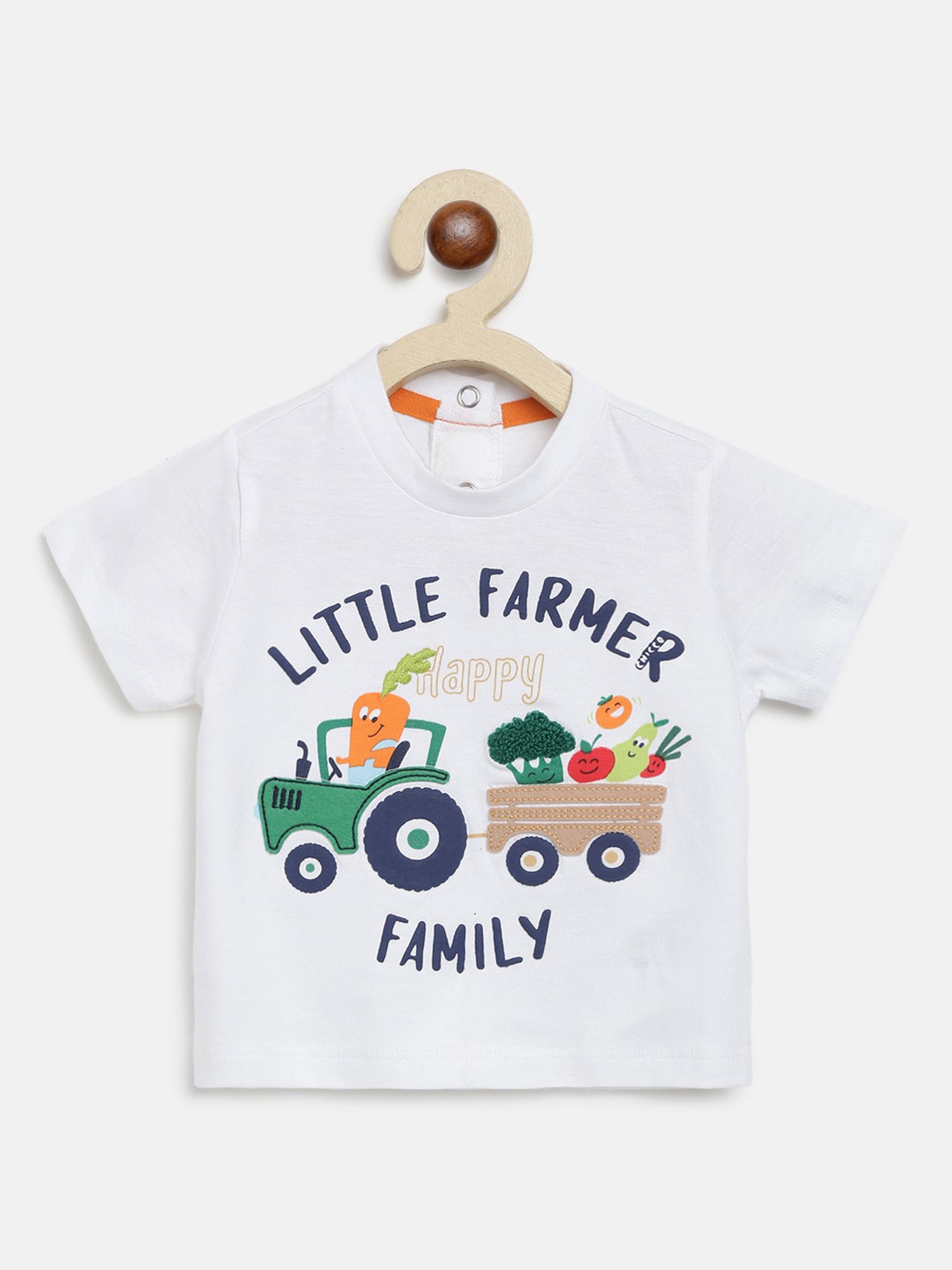 Chicco Kids White Printed T-Shirt