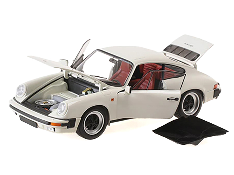 1983 Porsche 911 Carrera Coupe 3.2 White 1/18 Diecast Model Car by Minichamps