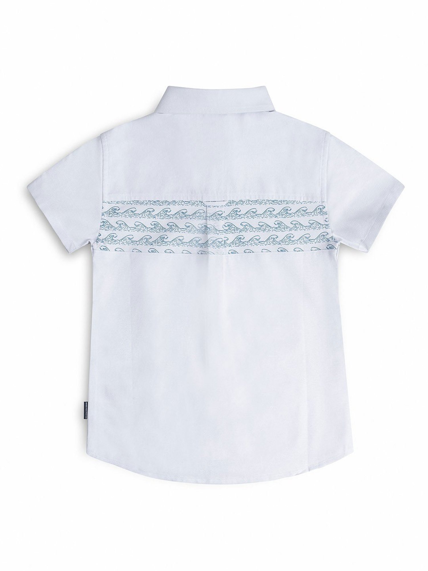 Beverly Hills Polo Club Boys Blue Printed Shirt