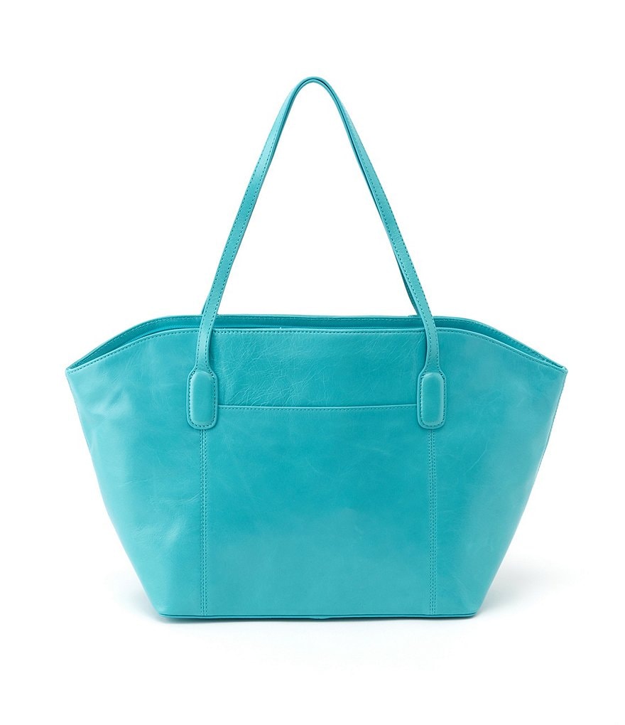 HOBO Patti Shoulder Zip Top Grain Leather Tote Bag
