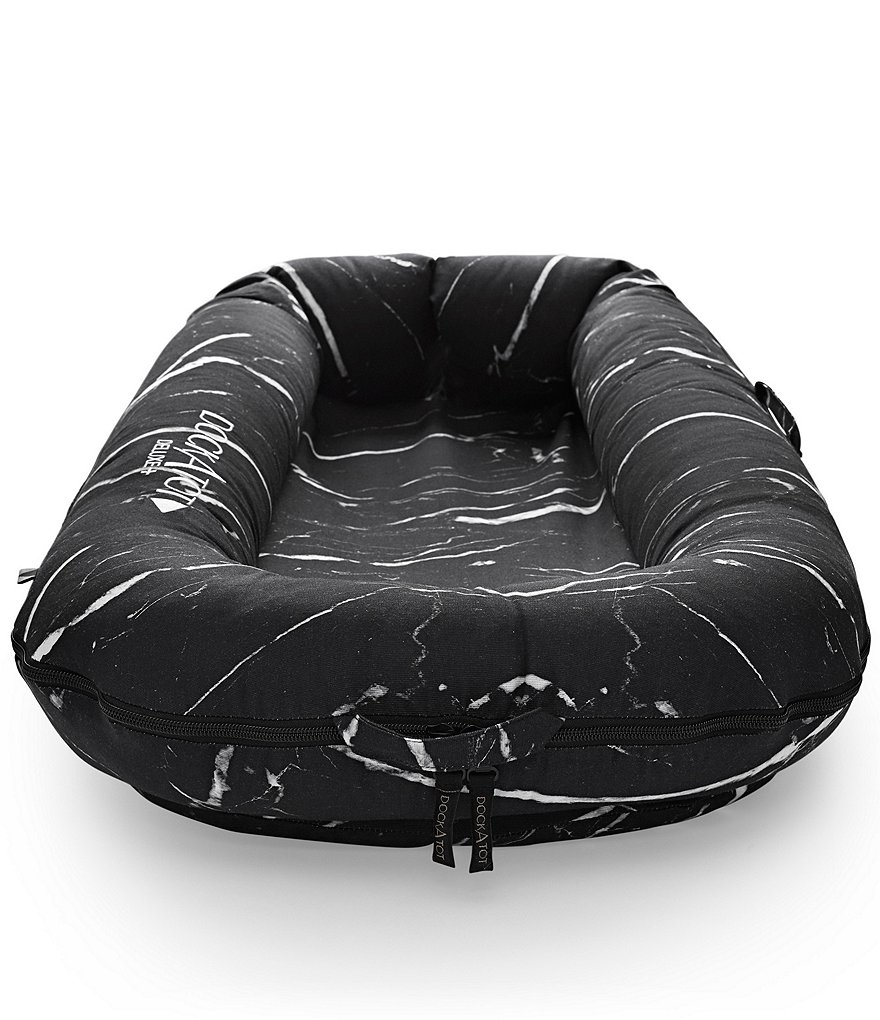 DockATot 0-8 Months Black Marble Deluxe Dock, Stage 1