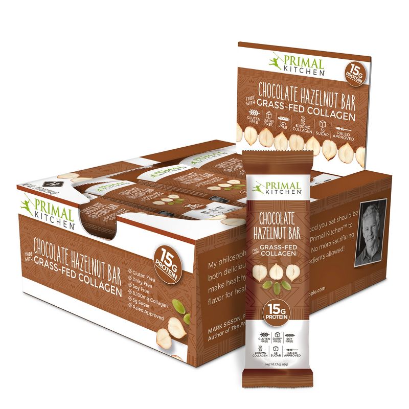 Primal Kitchen Nut & Seed Protein Bar - Chocolate Hazelnut - 12ct