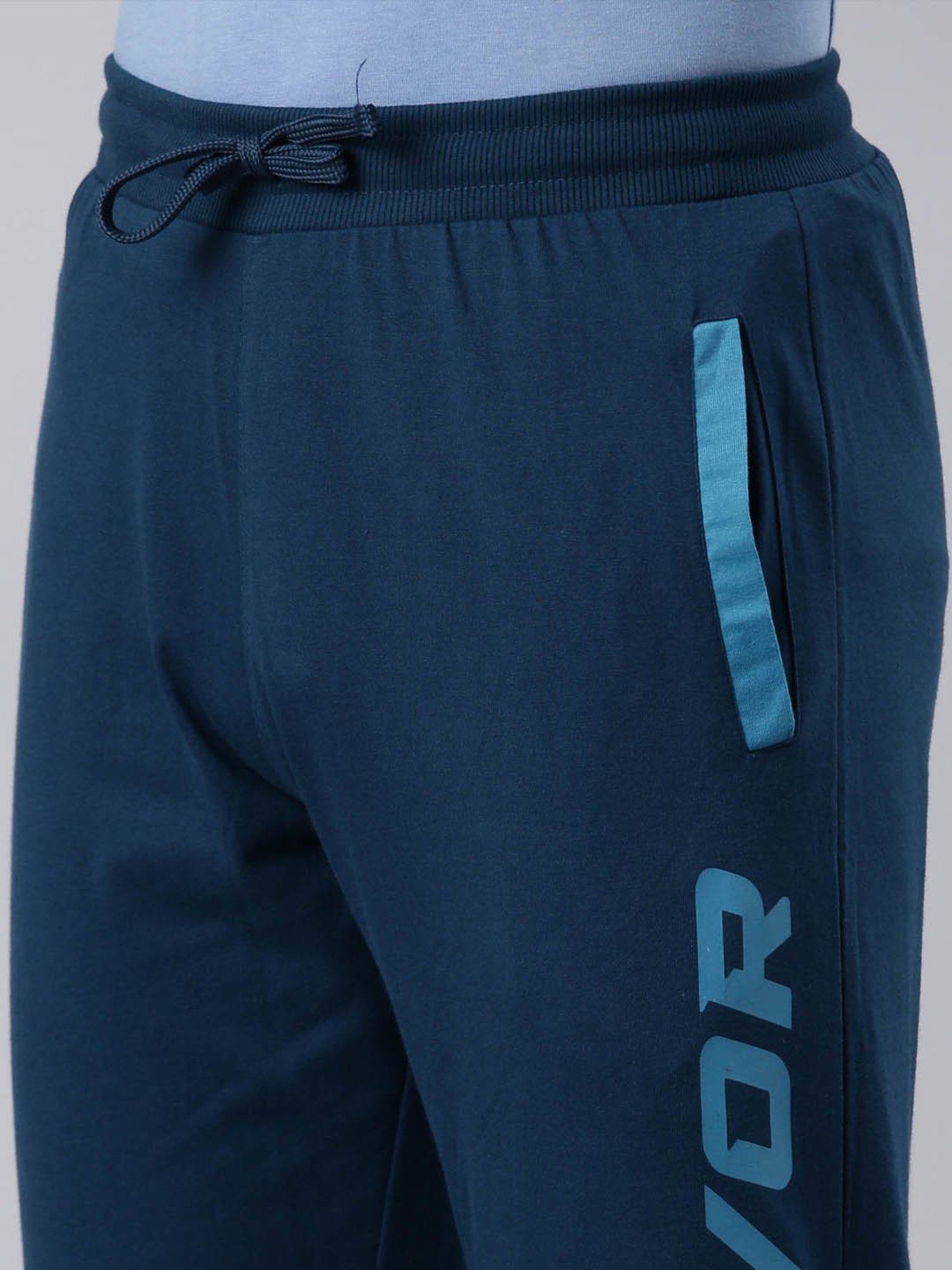 Dixcy Scott Originals Moroccan Blue Regular Fit Printed Track Pants