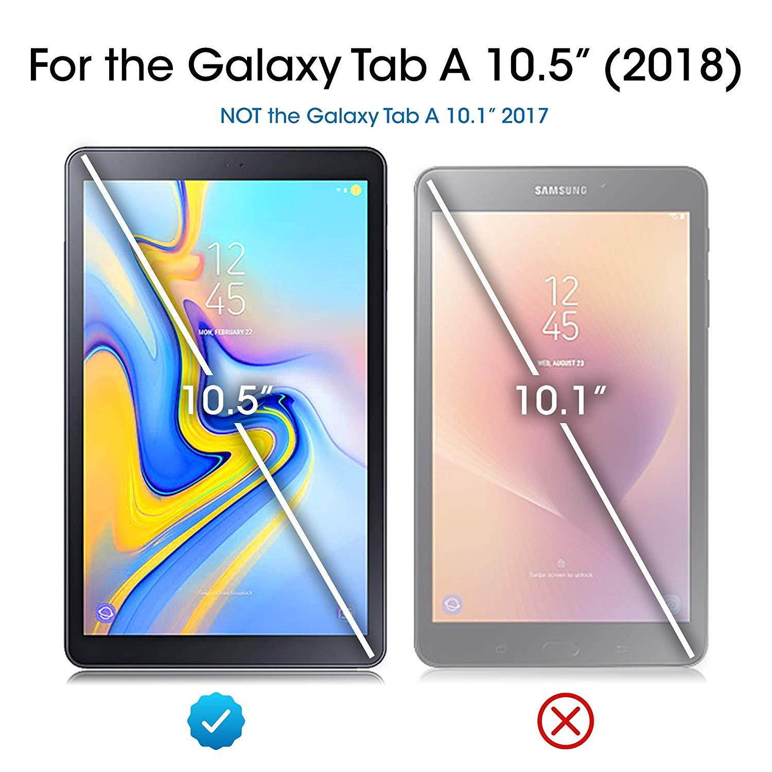 amFilm Samsung Galaxy Tab A 10.5 (SM-T590) Screen Protector Glass 2 Pack, Tempered Glass Screen Protector for Samsung Galaxy Tab A 10.5 (SM-T590/SM-T595) 0.33mm 2.5D (2 Pack)