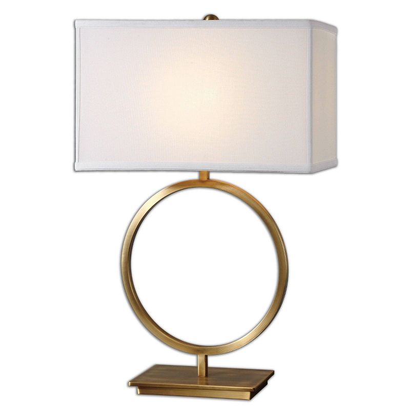 Uttermost Duara Circle Table Lamp  - Brass