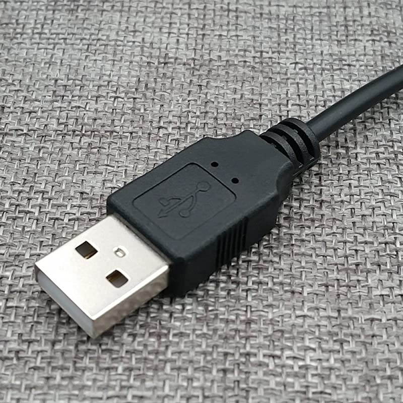 USB to USB Cable Superspeed USB 20 Type A Male to Type A Male 24 28AWG Cable 7 Feet Black