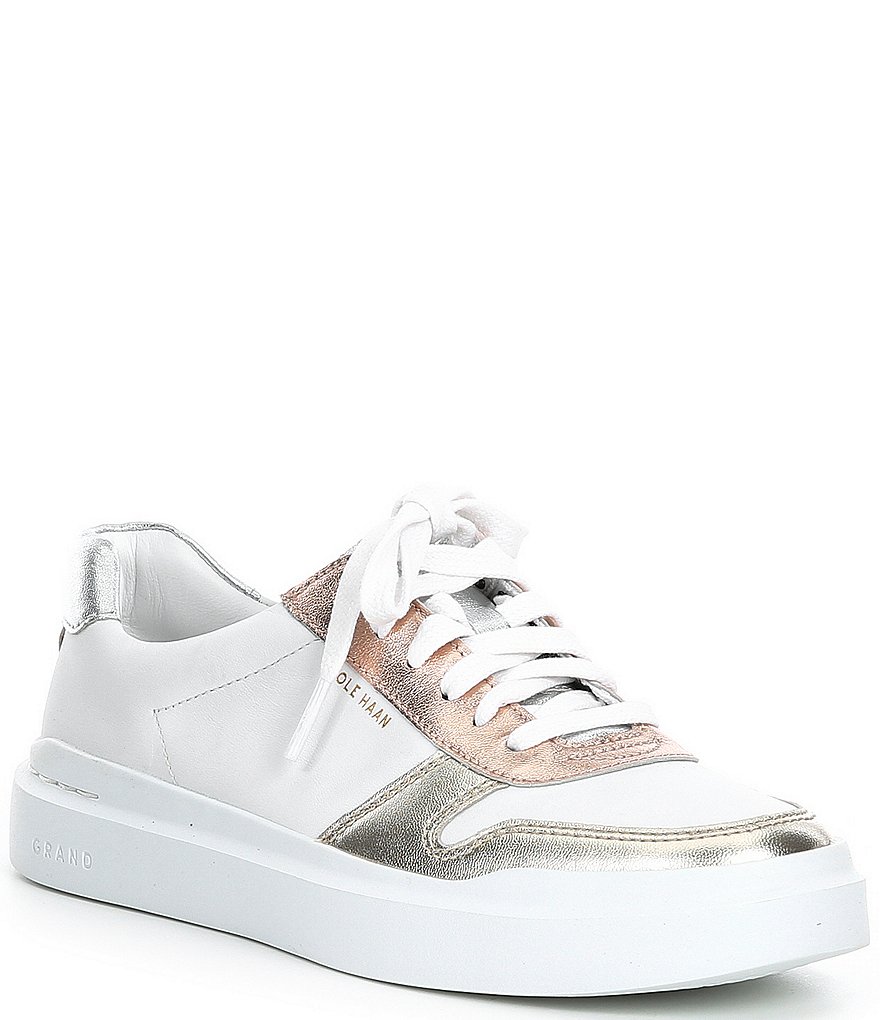 Cole Haan GrandPro Rally Court Leather Lace-Up Sneakers