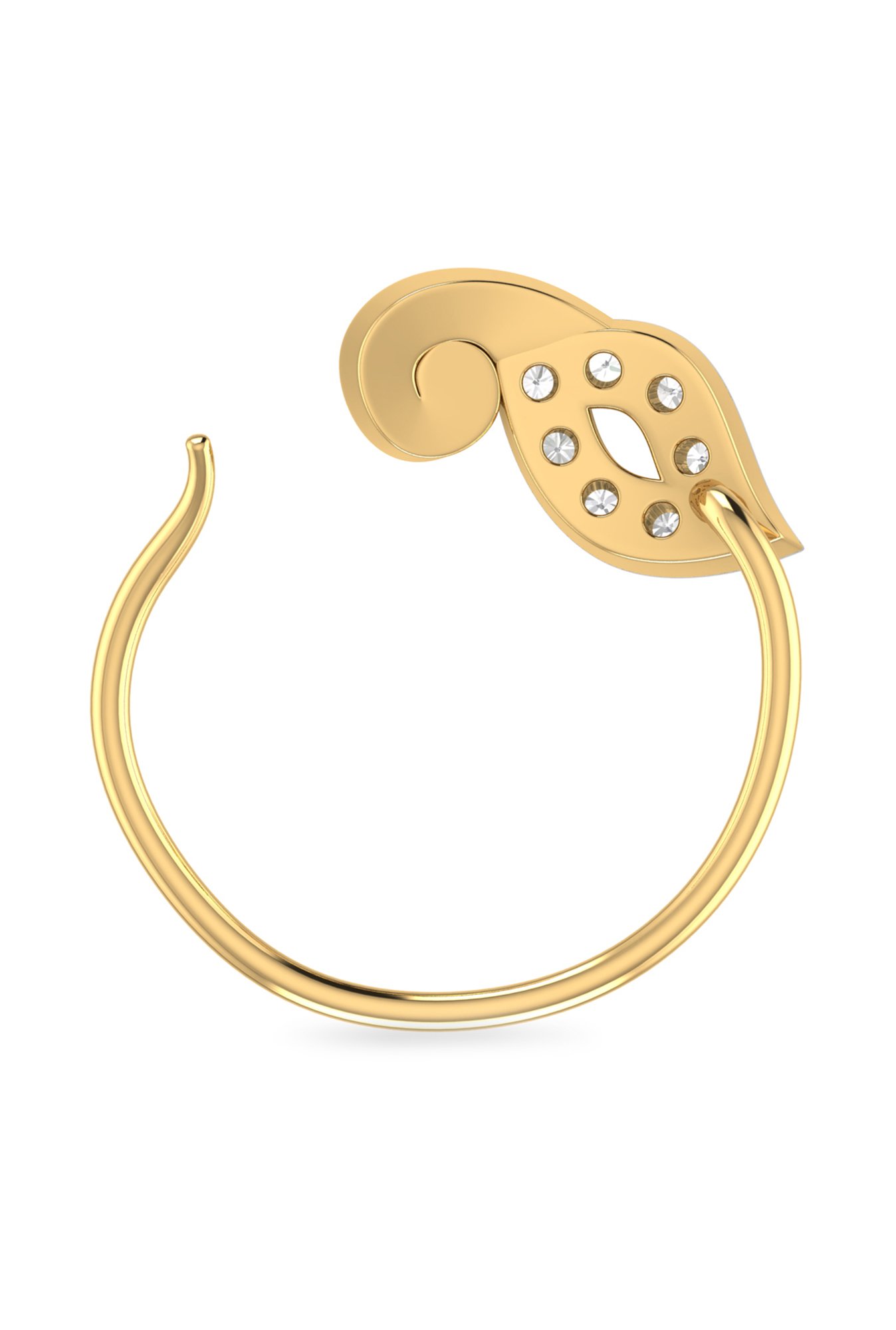 PC Jeweller Bowie 22 kt Gold Nosepin