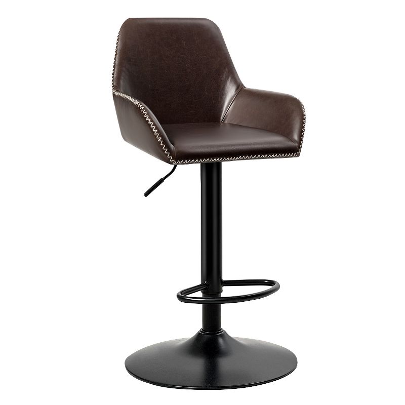 Ladder Barstool Seat Black - Riverstone Furniture Collection