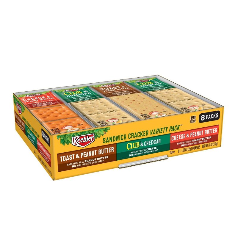 Keebler Variety Pack Sandwich Crackers - 8ct