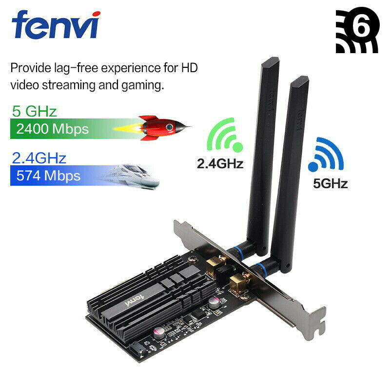 Intel AX200NGW Desktop Bluetooth 5.0 MU-MIMO 2.4 GHz/5 GHz Adapter WiFi 6 Card