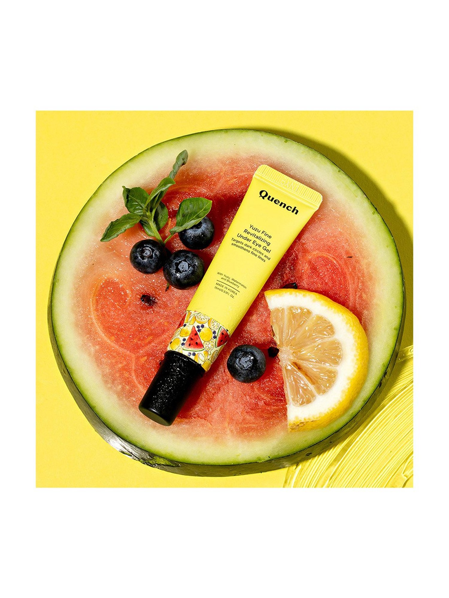 Quench Botanics Yuzu Fine Revitalizing Under Eye Gel - 15 ml