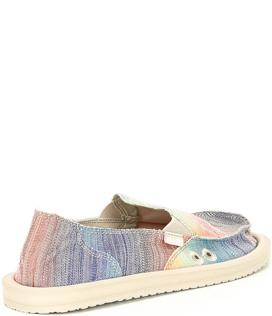 Sanuk Women's Donna Shave Ice Rainbow Slip-Ons
