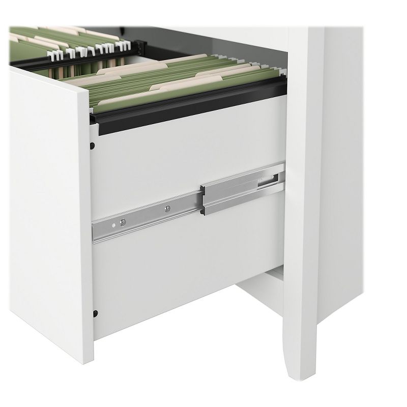 Bush Furniture Salinas 2-Drawer Lat File Cabinet, Let/Leg, Shiplap GY/Pure WE, 31.73" SAF132G2W-03