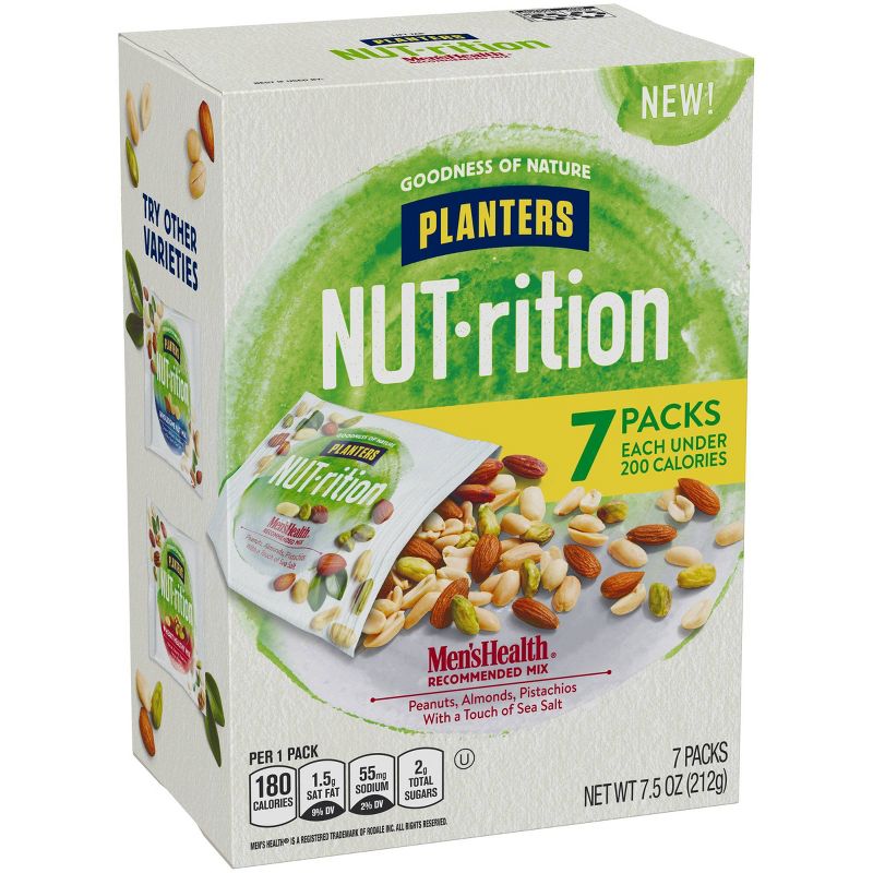 Planters Nut-Rition Men's Health Mix - 7ct