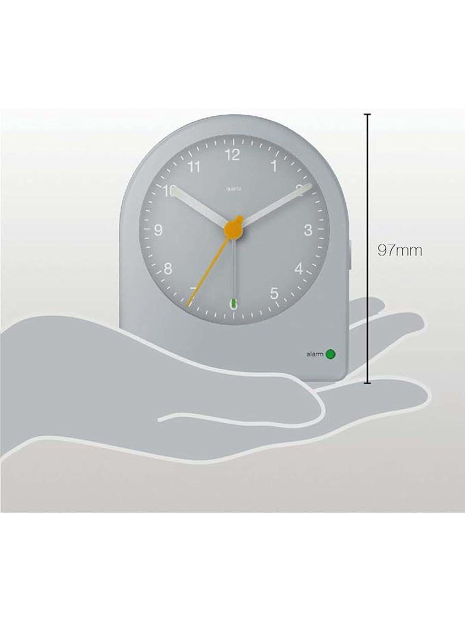 Braun Black Classic Large Analog Wall Clock With Silent Sweep Movement