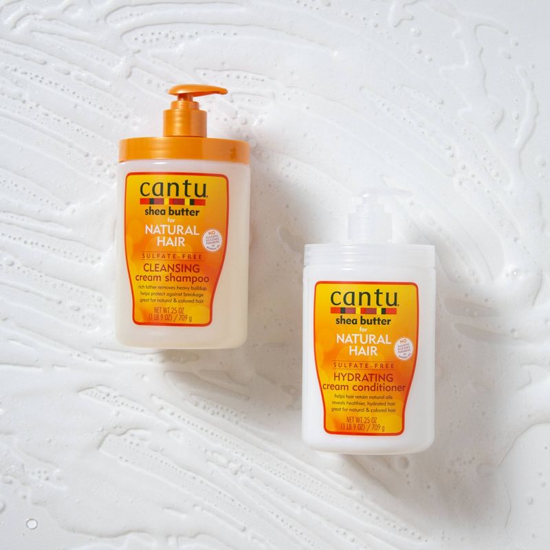 Cantu Shea Butter Natural Hair Cleansing Cream Shampoo - 25oz