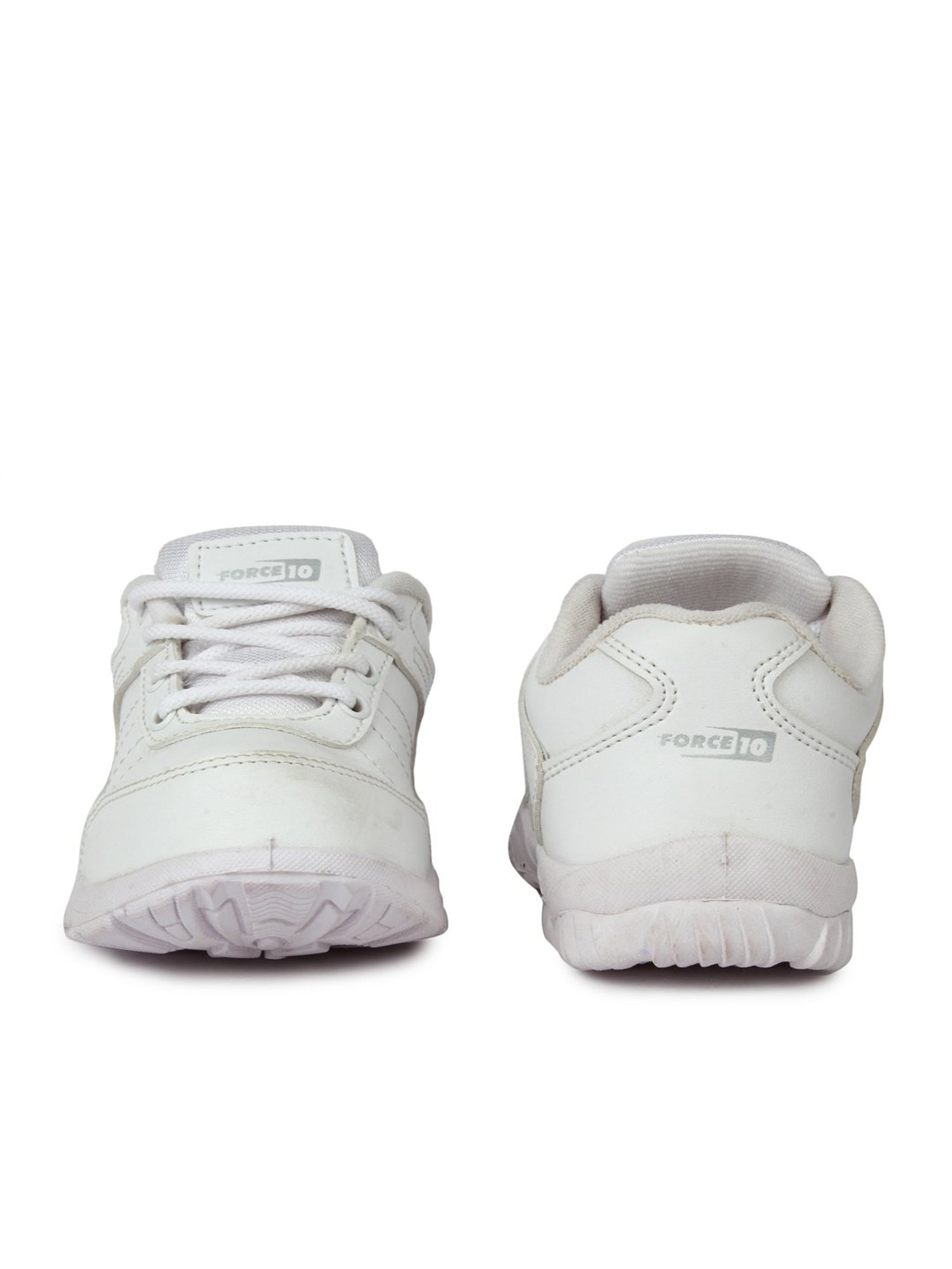 Prefect By Liberty Kids White School Shoes