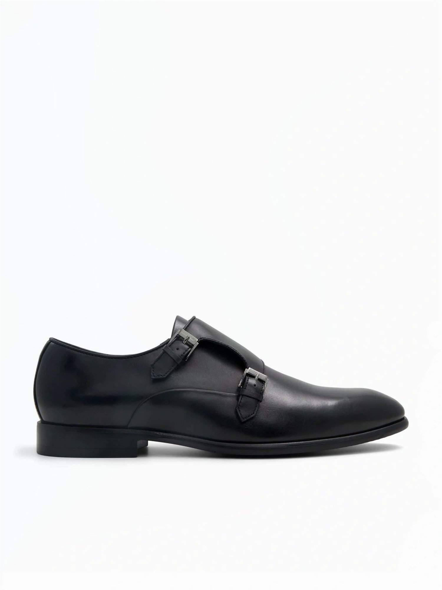 Aldo Men's Black Monk Shoes