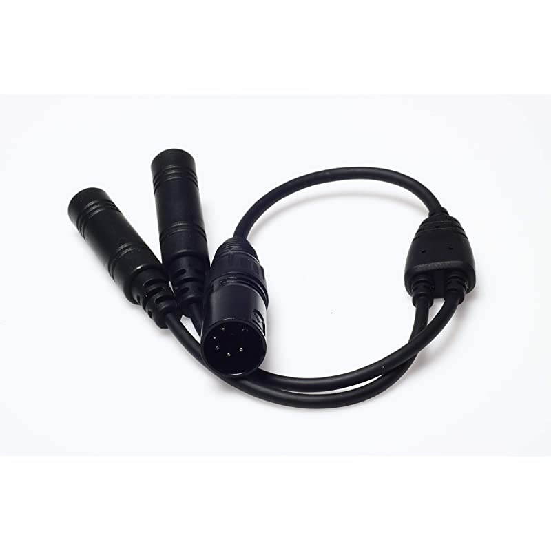 GA Twin Plug to Airbus XLR Headset Adapter