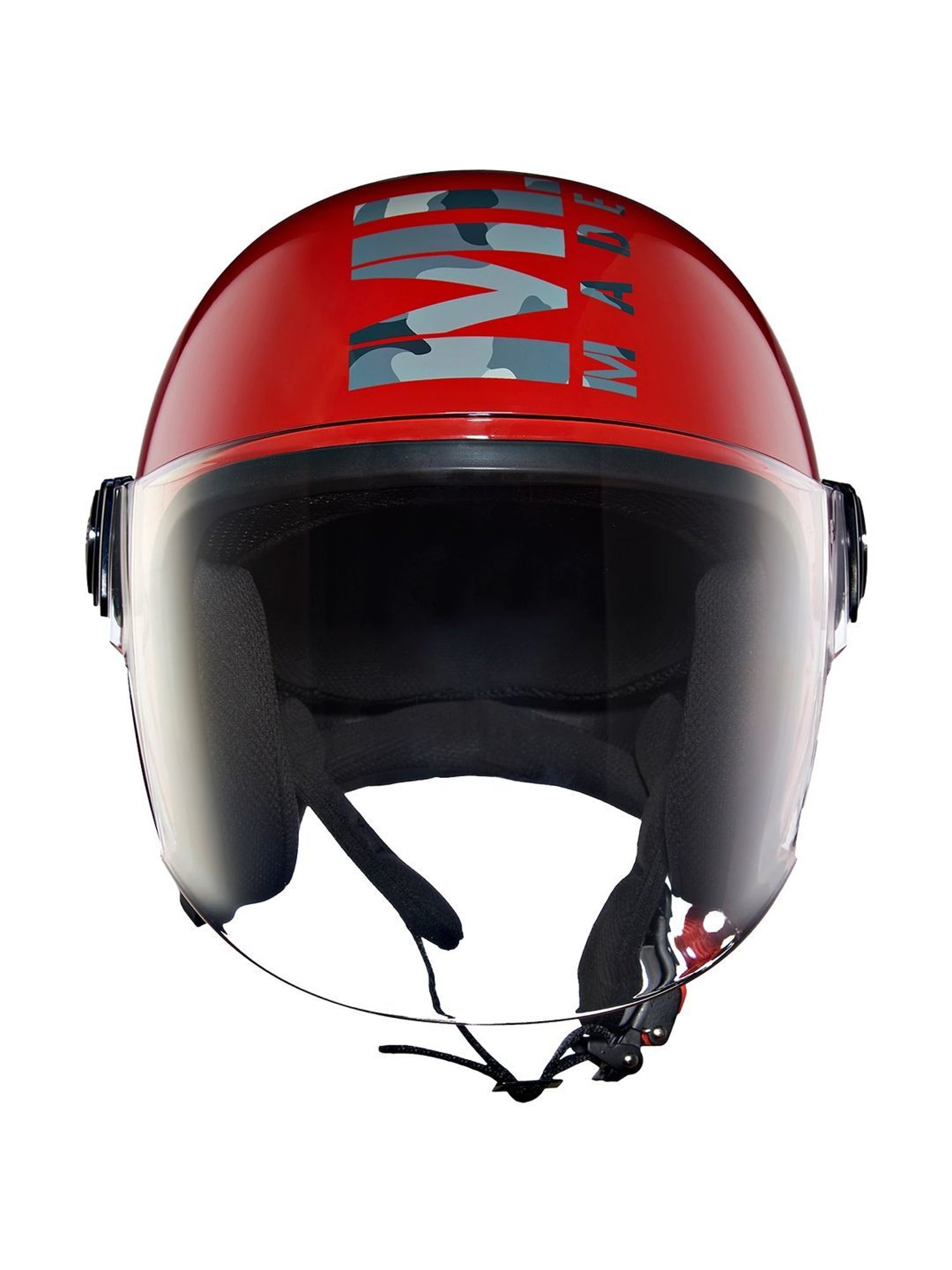 Royal Enfield Gt Red Printed Medium Helmet