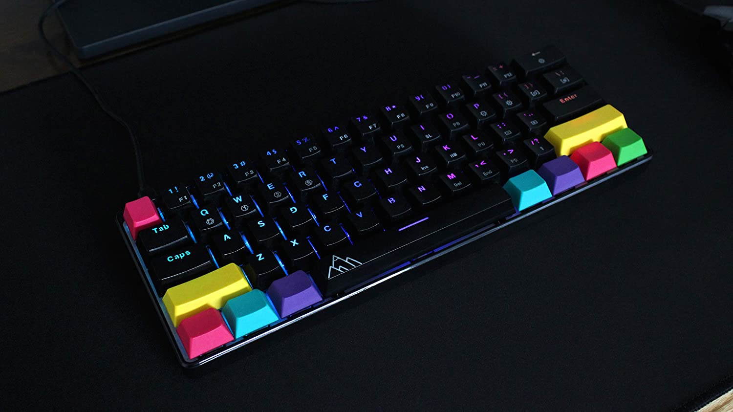 Asceny One - 60% Mechanical Keyboard, True RGB Lights, Spill Proof,Wired Budget 60% Keyboard (Gateron Brown)