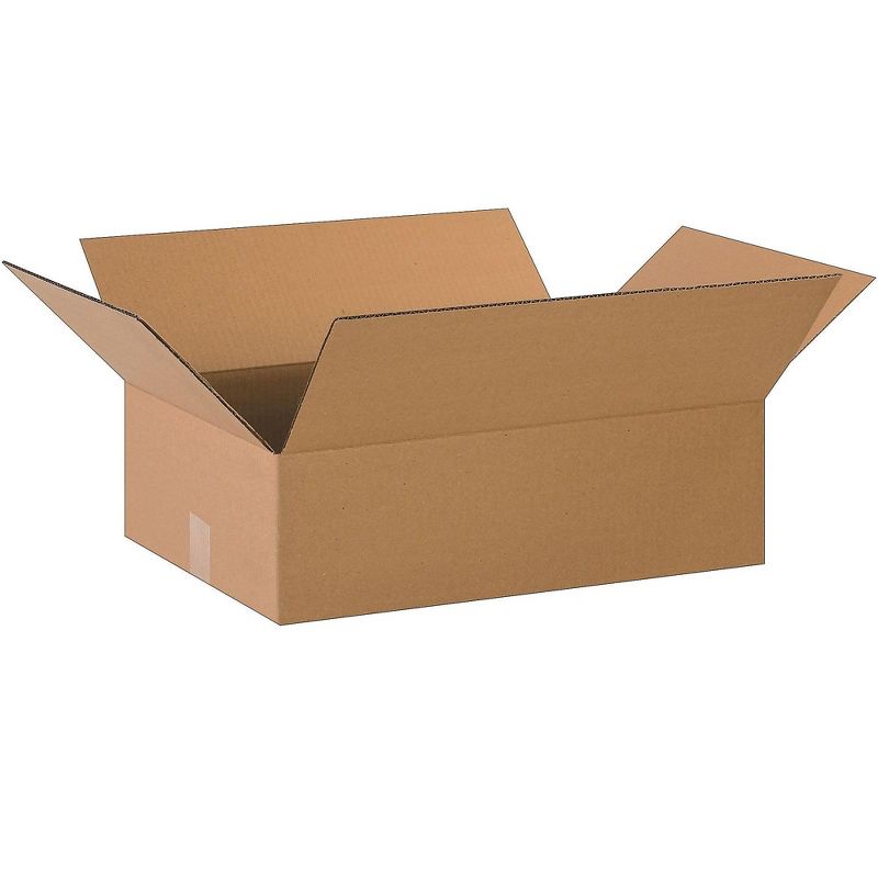 COASTWIDE 20 x 14 x 6 Shipping Boxes, ECT Rated, Kraft 201406