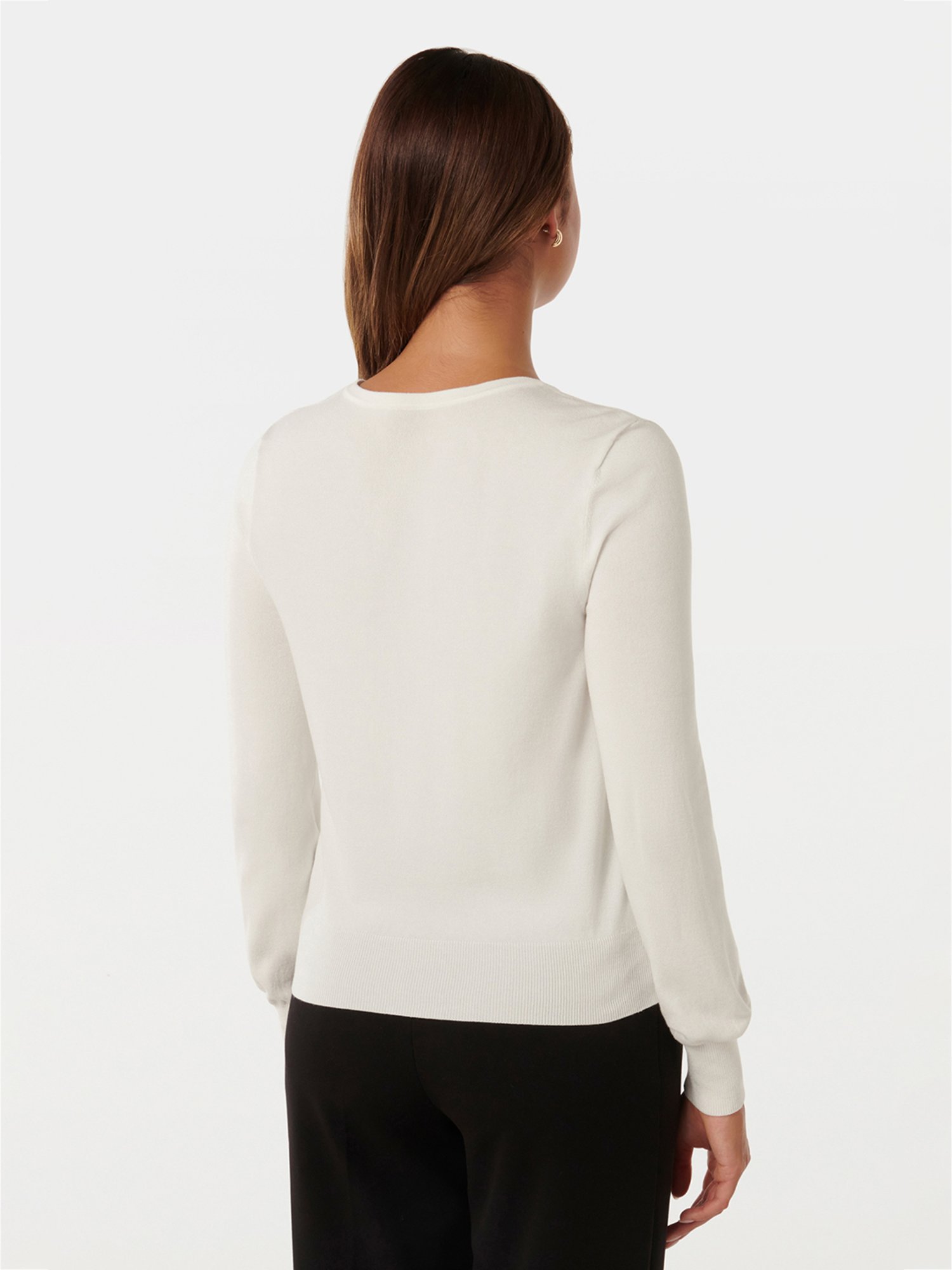 Forever New Morgan Basic Crew Knit Cardigan