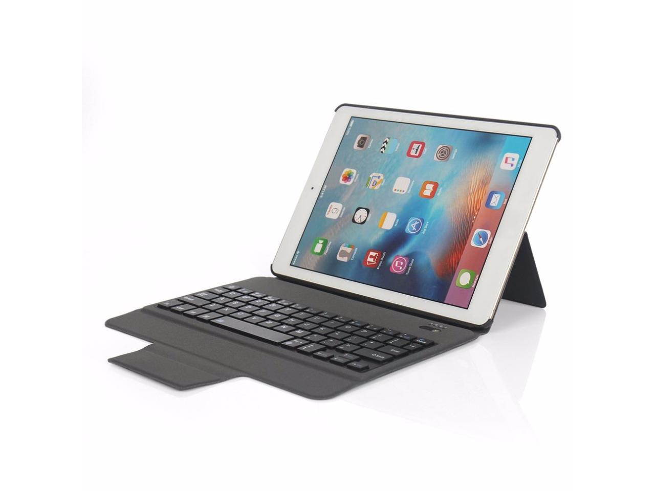 Ultra Thin Wireless Bluetooth Keyboard Case Full Body Protective Keyboard Case Tablet Cover for iPad Air 1/2/Pro 9.7