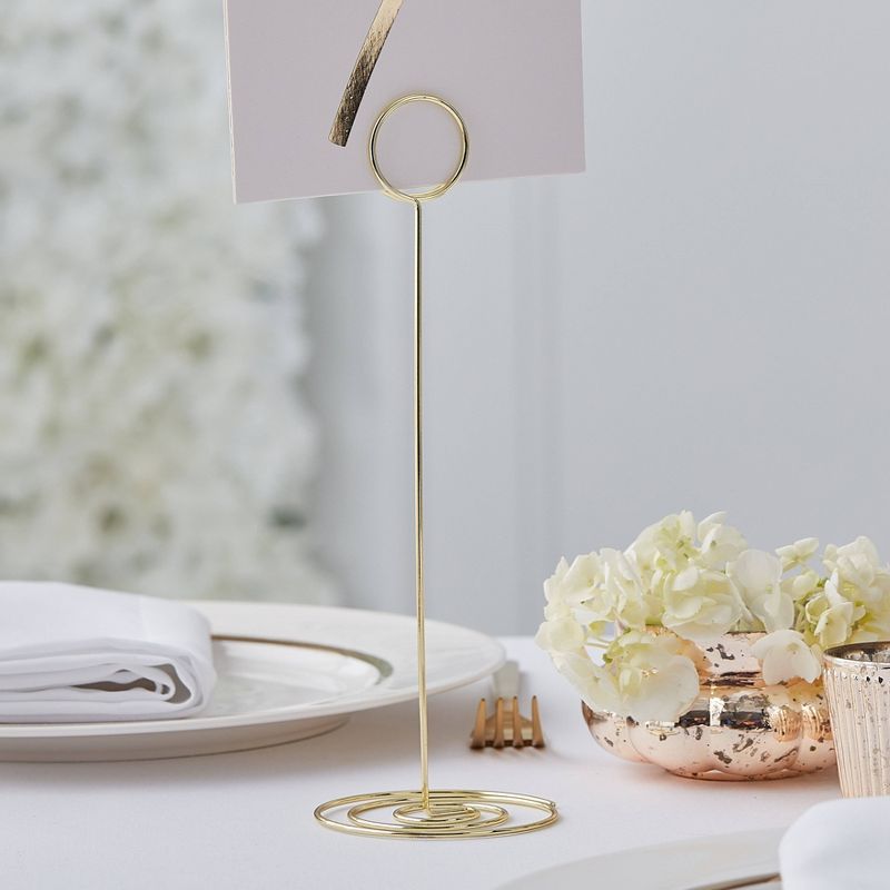 Metal Table Number Holder Party Decorations