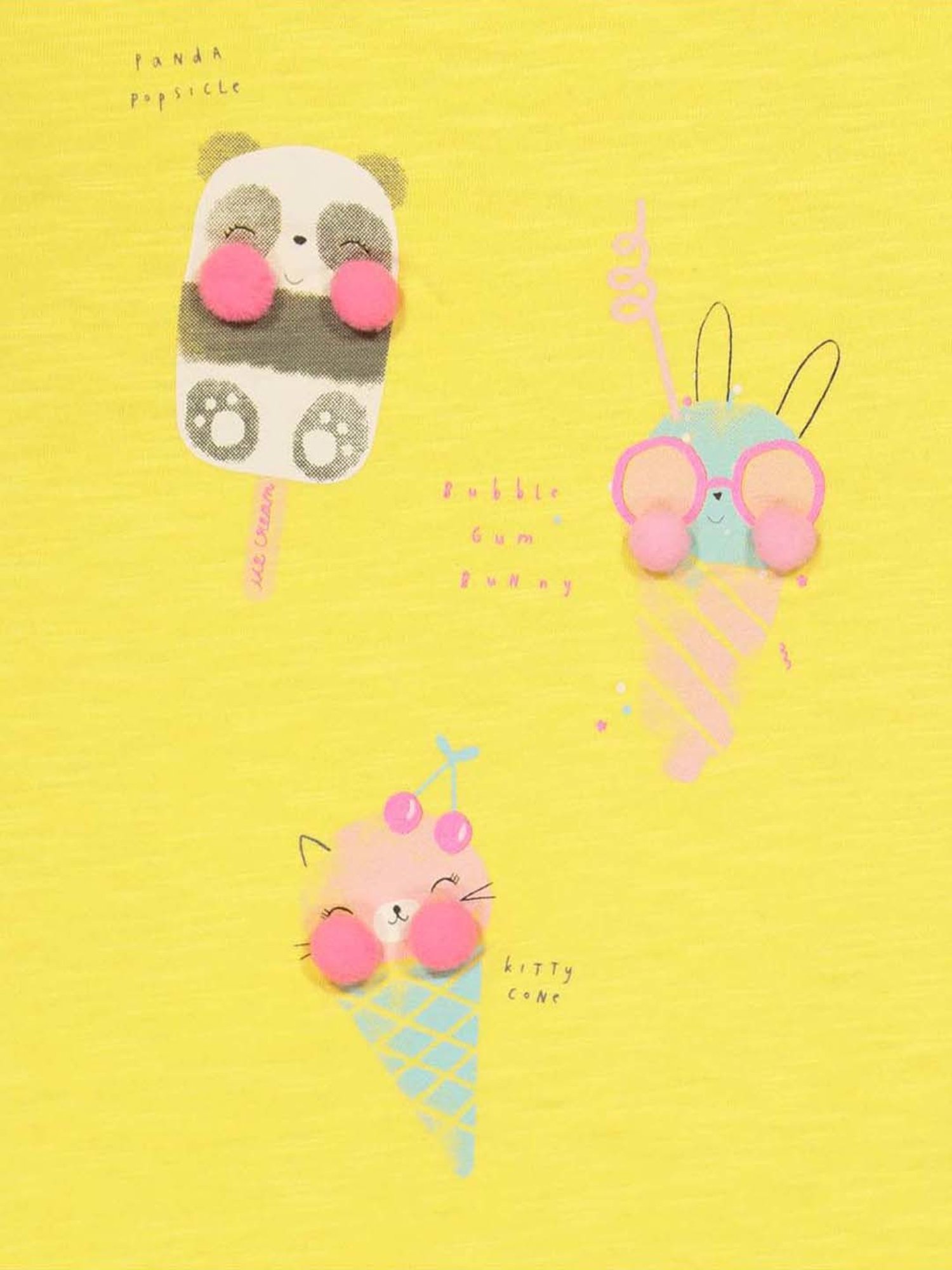 Mothercare Kids White & Yellow Cotton Printed Top Set