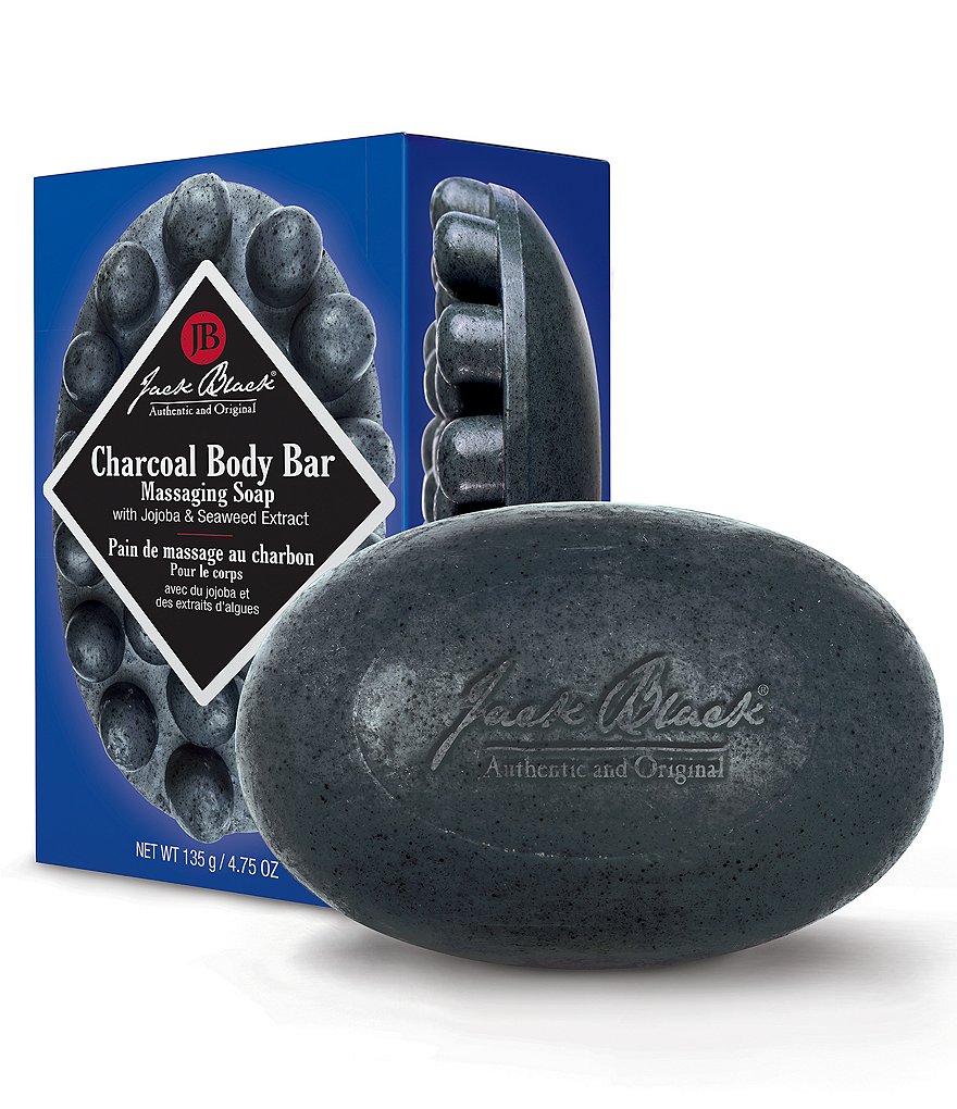 Jack Black Charcoal Body Bar Massaging Soap