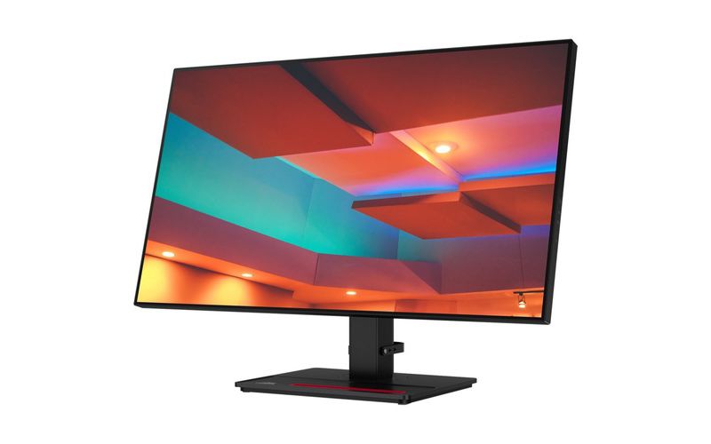 Lenovo ThinkVision P27q-20 27" WQHD WLED LCD Monitor - 16:9 - Raven Black - 27" Class - In-plane Switching (IPS) Technology - 2560 x 1440