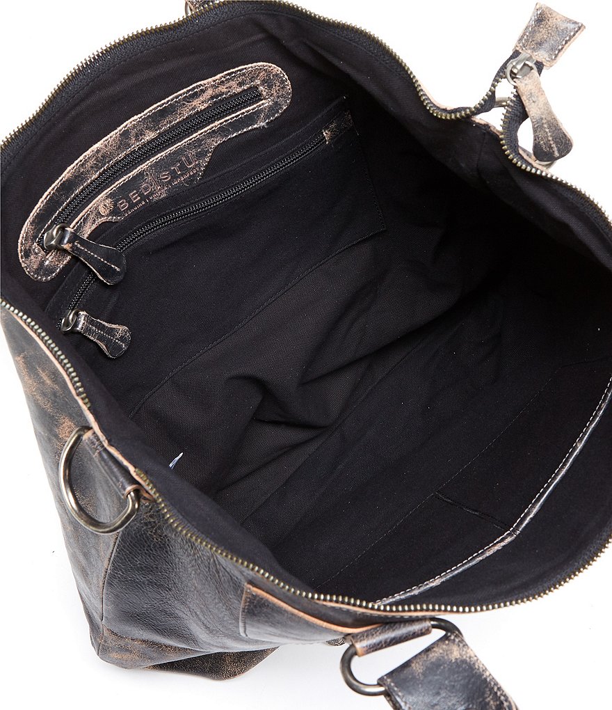 Bed Stu Big Fork Leather Handmade Tote Bag