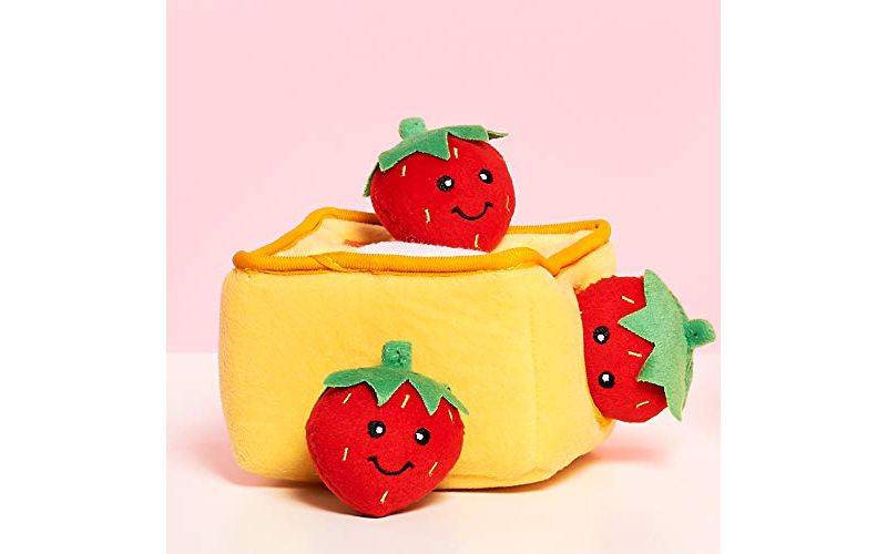 NERF Blitz Squeak Football Dog Toy - Green - 7"