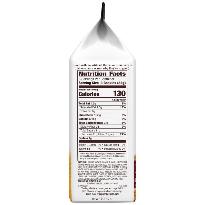 Pepperidge Farm Blueberry Thumbprint Cookies - 6.75oz