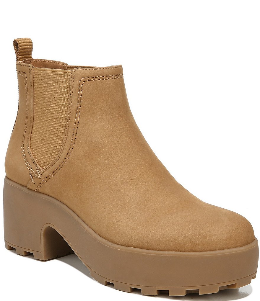 Zodiac Tavi Leather Chelsea Platform Booties