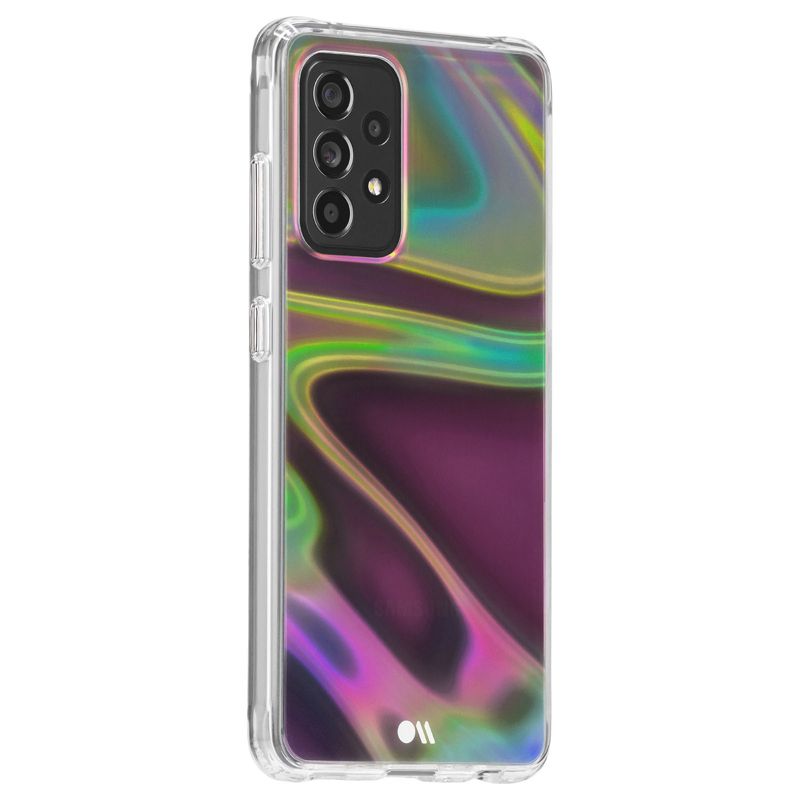 Case-Mate - SOAP BUBBLE - Case for Samsung Galaxy A52 (5G)  - 6.5 inch - Iridescent Swirl