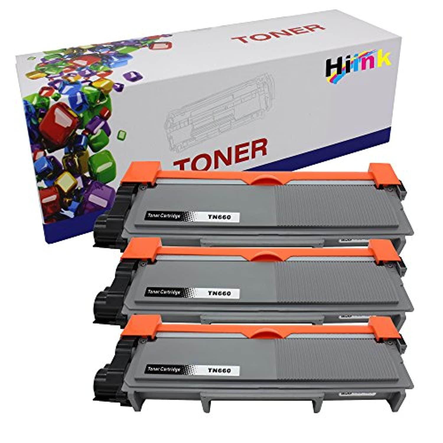 hiink compatible toner cartridge replacement for brother tn-660 tn660 tn630 high yield toner cartridge use with hl-l2300d hl-l2