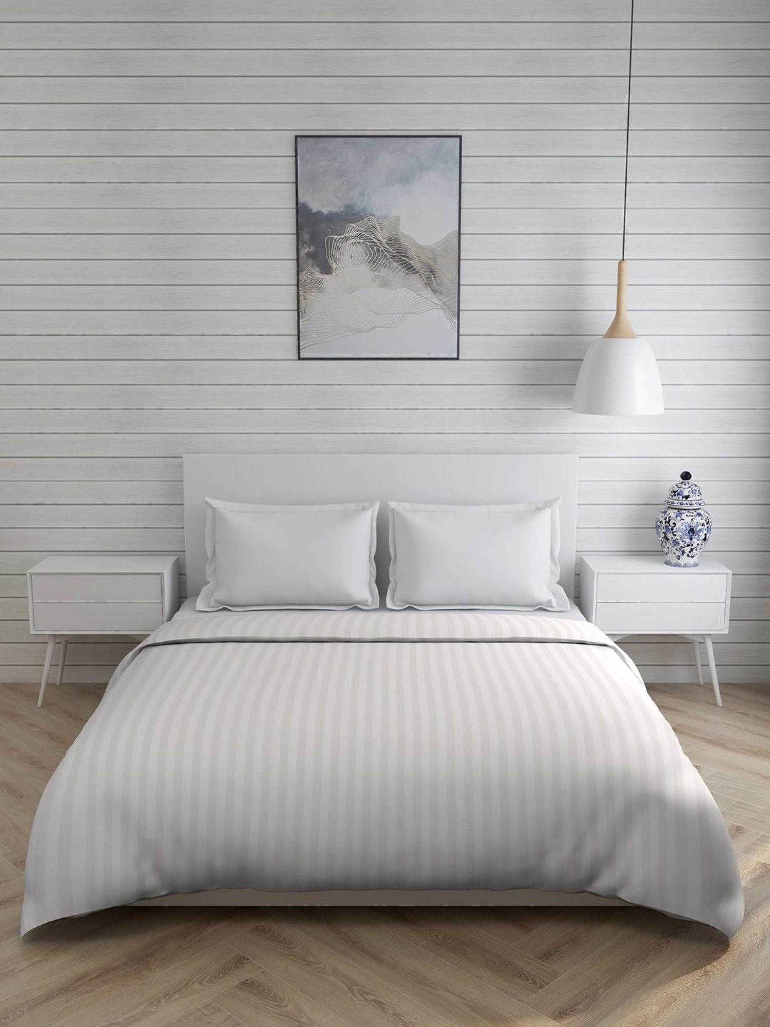 Boutique Living Musette Printed Multicolor 600 TC Cotton Queen Comforter